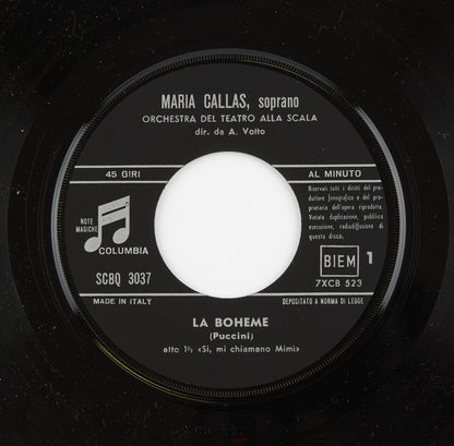 Maria Callas - La Boheme / Tosca - Columbia Emi - 1963 - 45 giri - lirica