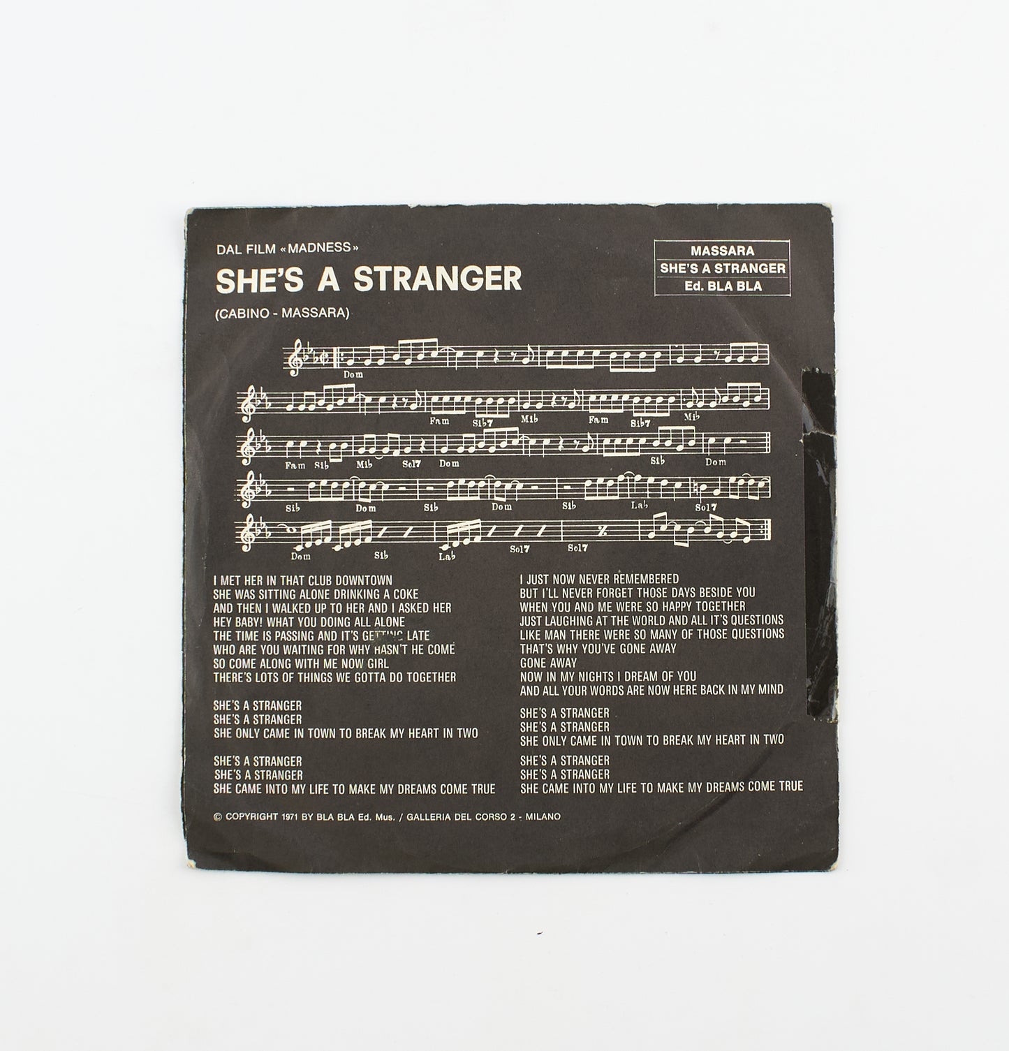 Capsicum Red - Ocean / She's a stranger - Bla Bla - 1971 - 45 giri - pop prog
