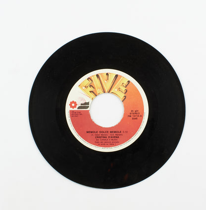 Cristina D'Avena - Memole dolce Memole - Five record - 1986 - 45 giri - colonne sonore