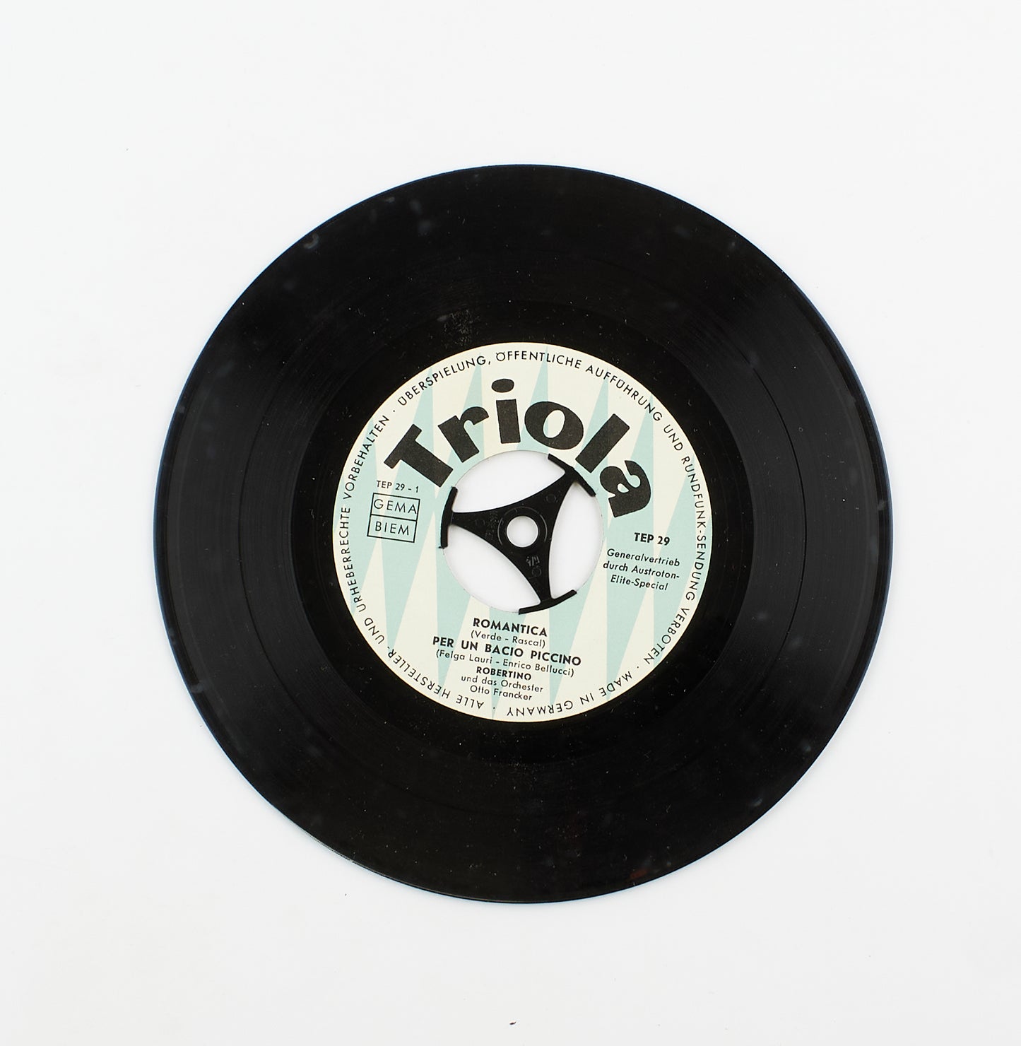Robertino - Romantica / Per un bacio piccino - Triola - 1961 - 45 giri - cantanti italiani