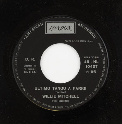 Willie Mitchell - Ultimo tango a Parigi / Six to go - London - 1973 - 45 giri - pop jazz
