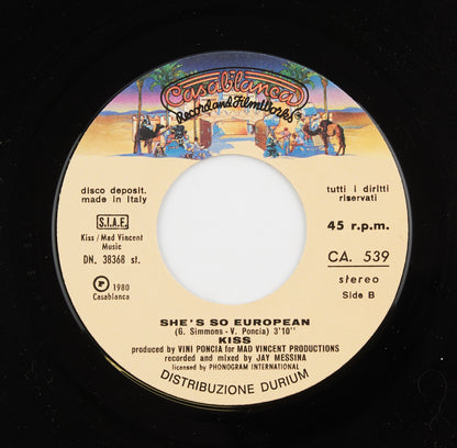 Kiss - Shandi / She's so european - Casablanca - 1980 - 45 giri - metal