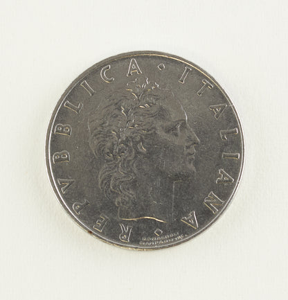 Repubblica Italiana 50 Lire 1962 Vulcano nudo all'incudine - condizioni SPL