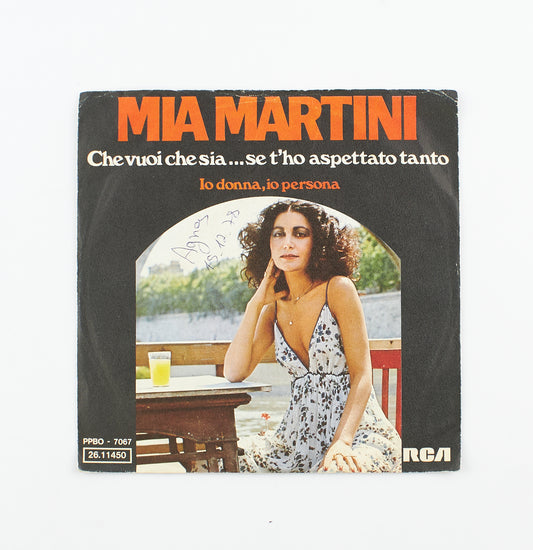 Mia Martini - Che vuoi che sia...se t'ho aspettato tanto / Io donna, io persona - Rca - 1976 - 45 giri - cantanti italiani