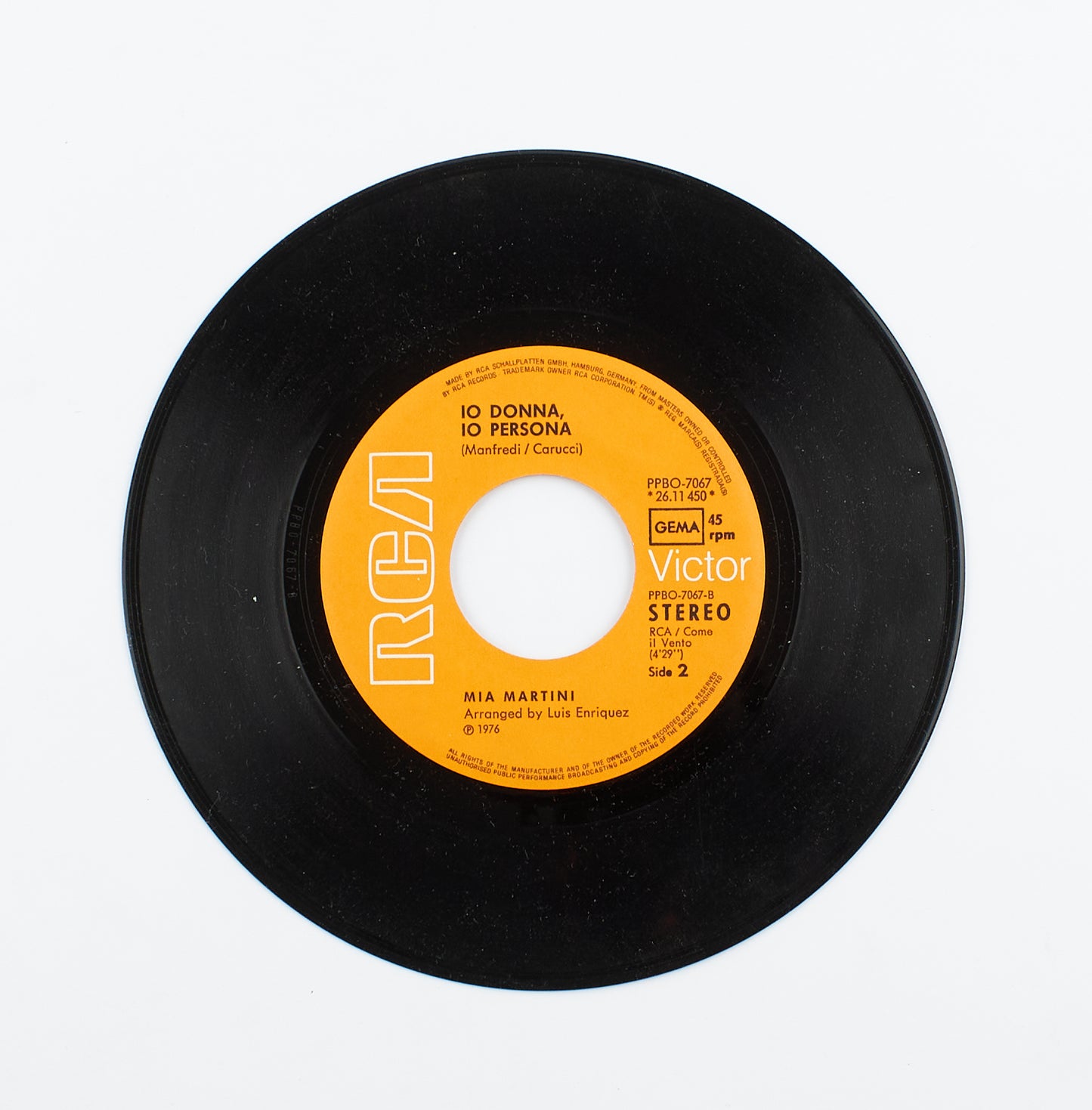 Mia Martini - Che vuoi che sia...se t'ho aspettato tanto / Io donna, io persona - Rca - 1976 - 45 giri - cantanti italiani
