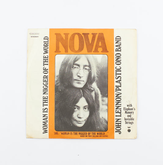 John Lennon/Plastic Ono Band - Woman is the nigger of the world / Sister o sister - Emi Italia - 1972 - 45 giri - cantautori internazionali
