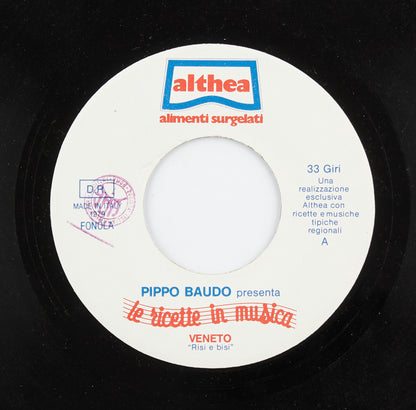 Pippo Baudo - Le ricette in musica - Althea - 1979 - 45 giri - promo