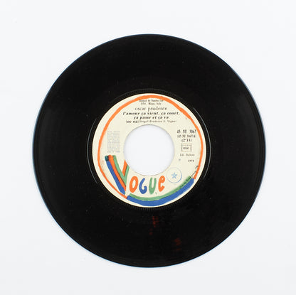 Oscar Prudente - L'amour ca vient ca court ca passe et ca va / Madre fortuna - Vogue - 1974 - 45 giri - cantautori italiani