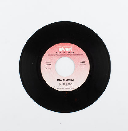 Mia Martini - Libera / Freedom is today - Elver - 1977 - 45 giri - cantanti italiani