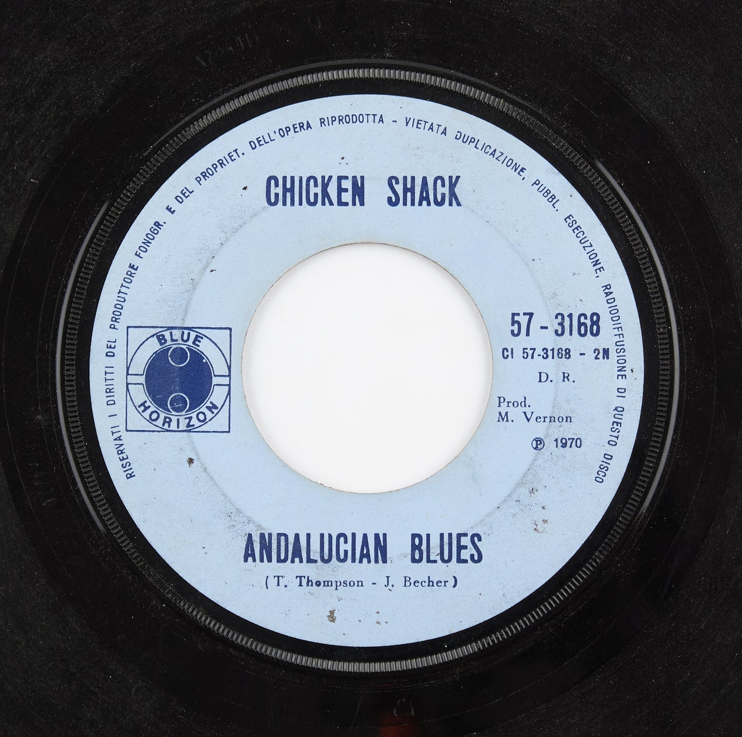 Chicken Shack - Maudie / Andalucian blues - Blue Horizon - 1970 - 45 giri - rock blues