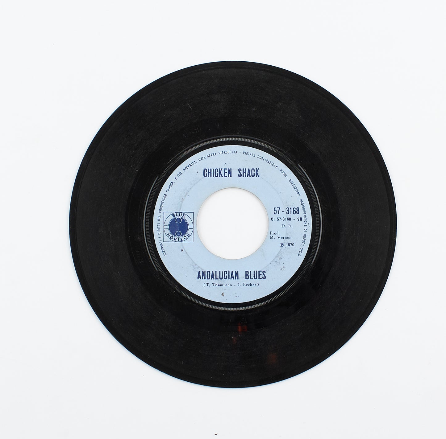 Chicken Shack - Maudie / Andalucian blues - Blue Horizon - 1970 - 45 giri - rock blues