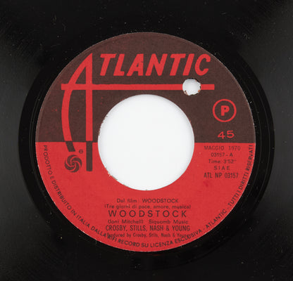 Crosby, Stills, Nash & Young - Woodstock / Helpless - Atlantic - 1970 - 45 giri -pop rock