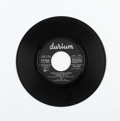 Jet - Vivere in te / Uomo - Durium - 1971 - 45 giri - pop prog