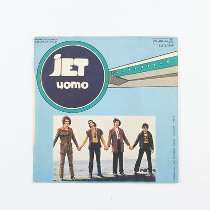 Jet - Vivere in te / Uomo - Durium - 1971 - 45 giri - pop prog