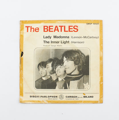 The Beatles - Lady Madonna / The inner light - Parlophon Carisch - 1968 - 45 giri - beat pop