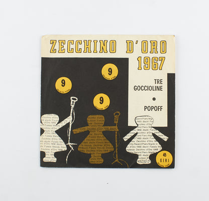 Daniela Biroli - Tre goccioline / Popoff - Fenola - 1967 - 45 giri - Zecchino d'oro