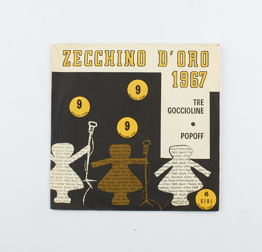 Daniela Biroli - Tre goccioline / Popoff - Fenola - 1967 - 45 giri - Zecchino d'oro