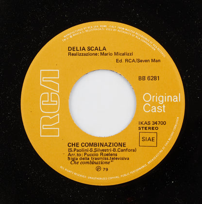 Delia Scala - Che combinazione / Invisibile - Rca - 1979 - 45 giri - sigle