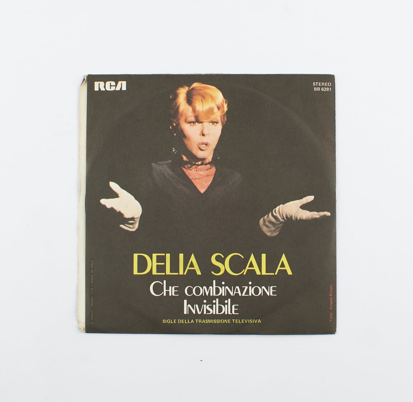Delia Scala - Che combinazione / Invisibile - Rca - 1979 - 45 giri - sigle