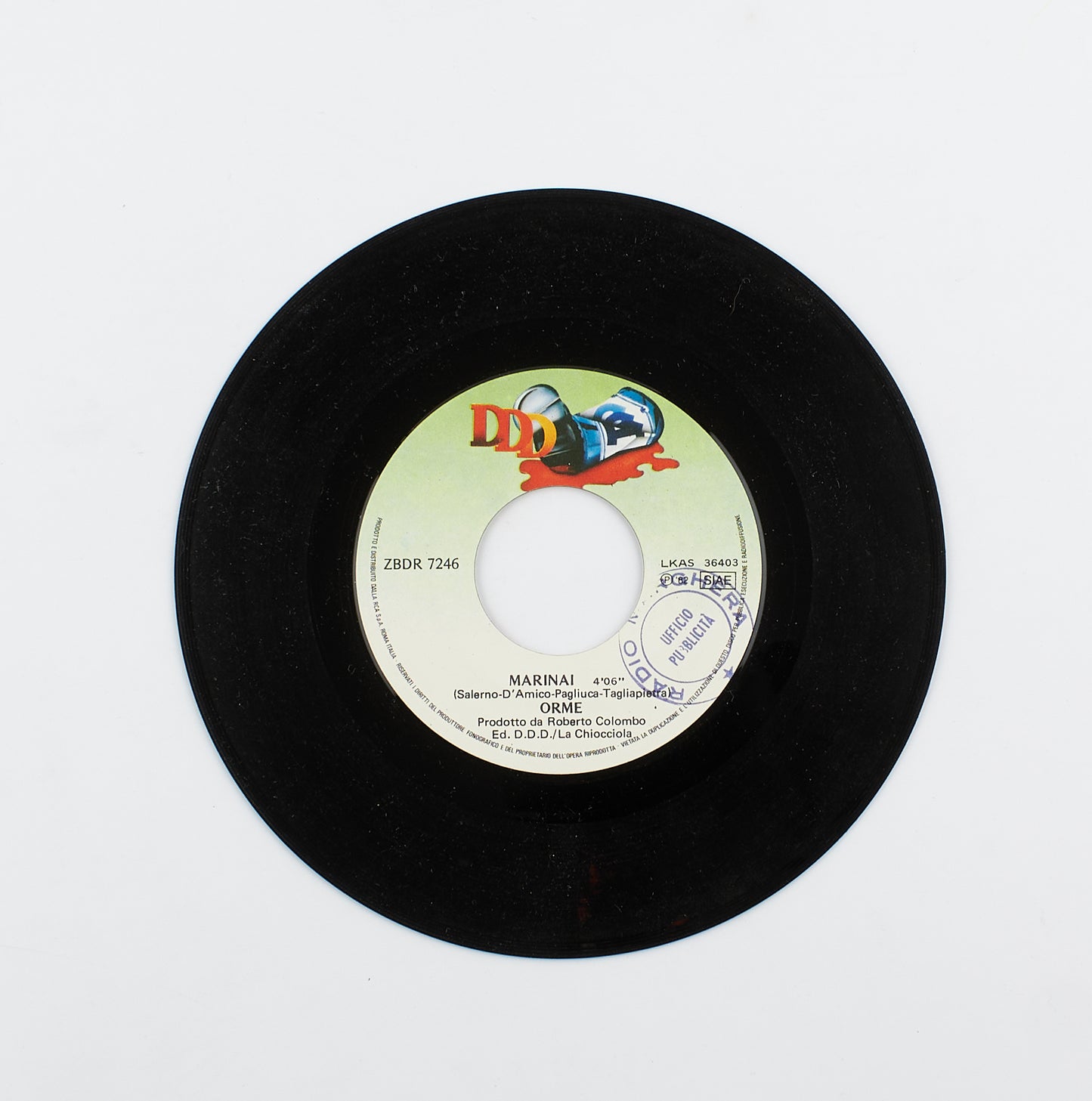 Le Orme - Marinai / La notte - DDD - 1982 - 45 giri - pop prog