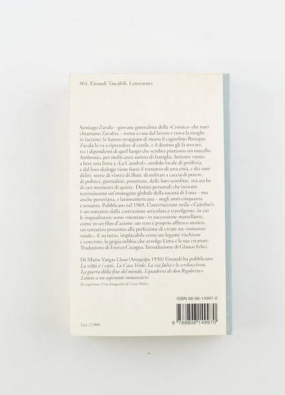 Mario Vargas Llosa - Conversazione nella "Catedral" - 1^ Ed. Einaudi 1998 - narrativa