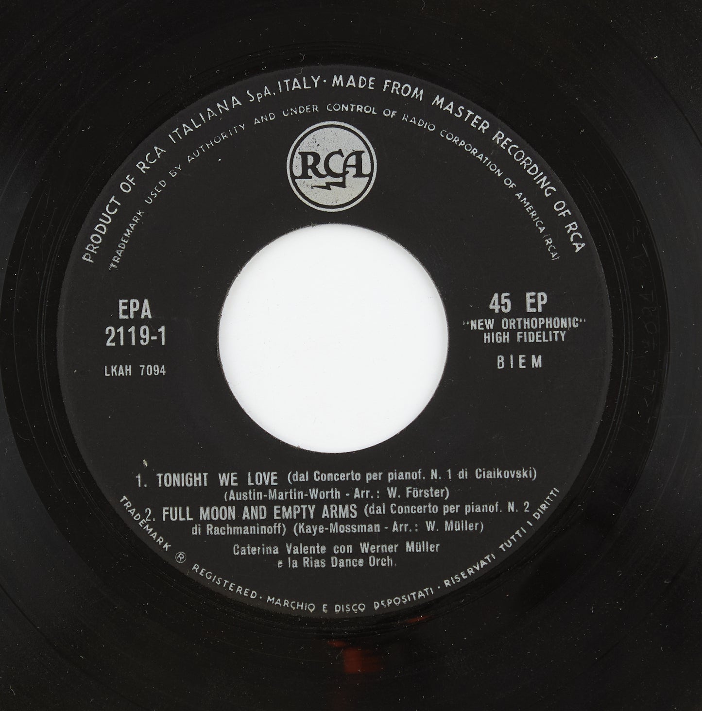 Caterina Valente - Classical - Decca - 1963 - 45 giri - cantanti internazionali