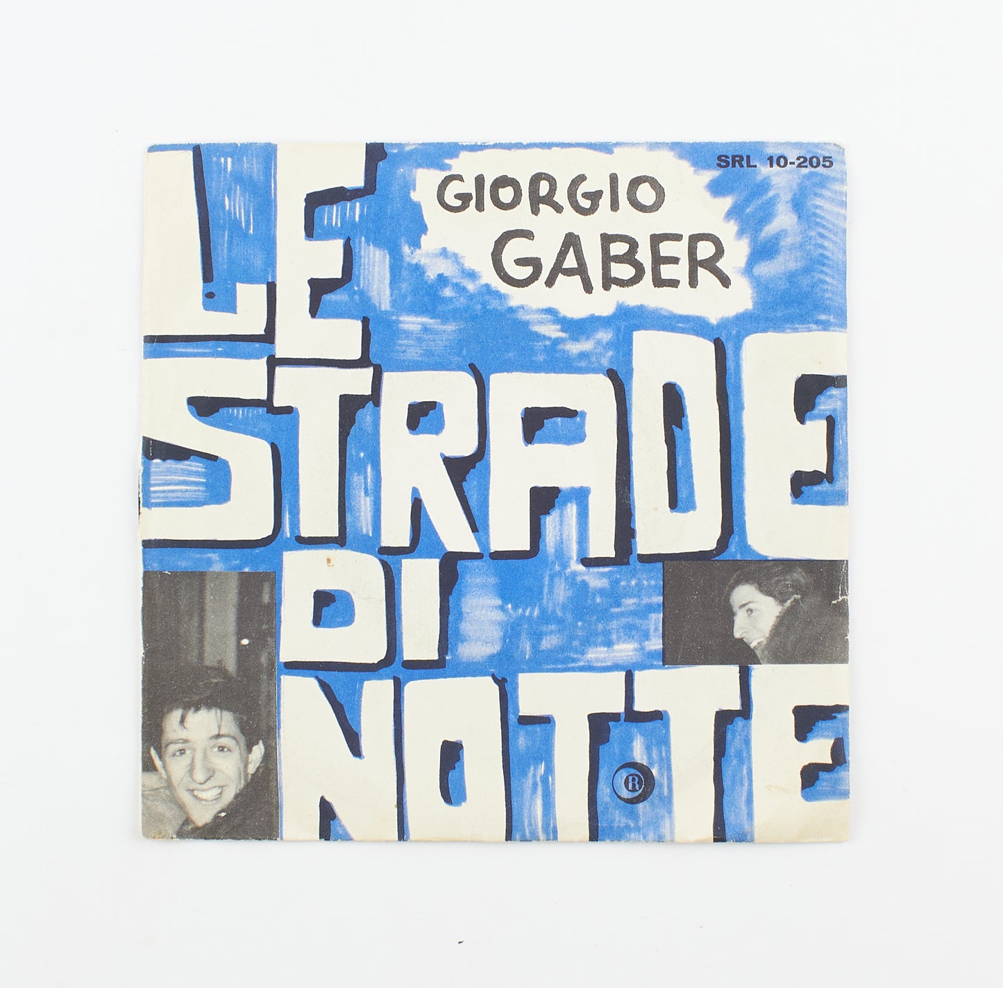Giorgio Gaber - Le strade di notte - Ricordi - 1961 - 45 giri - cantautori italiani