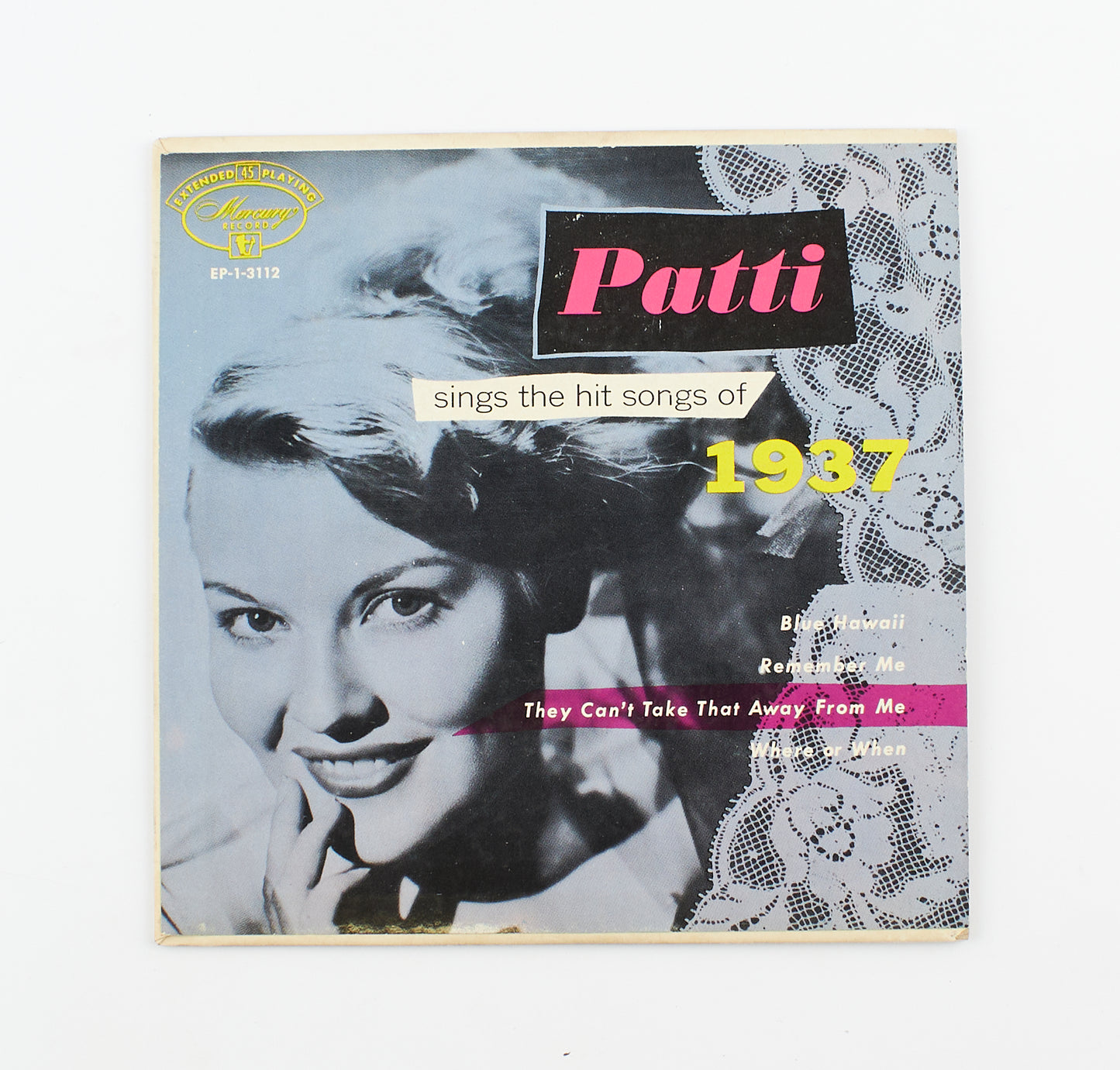 Patti Page - Sings the hit songs of 1937 - Mercury Record - 1953 - 45 giri - cantanti internazionali