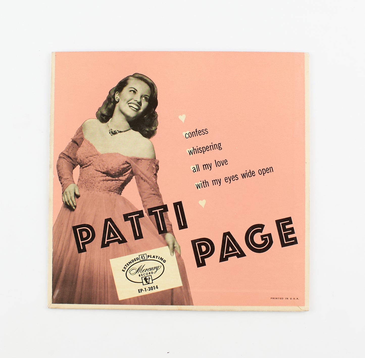 Patti Page - Favorities of: Confess - Mercury Record - 1950 - 45 giri - cantanti internazionali
