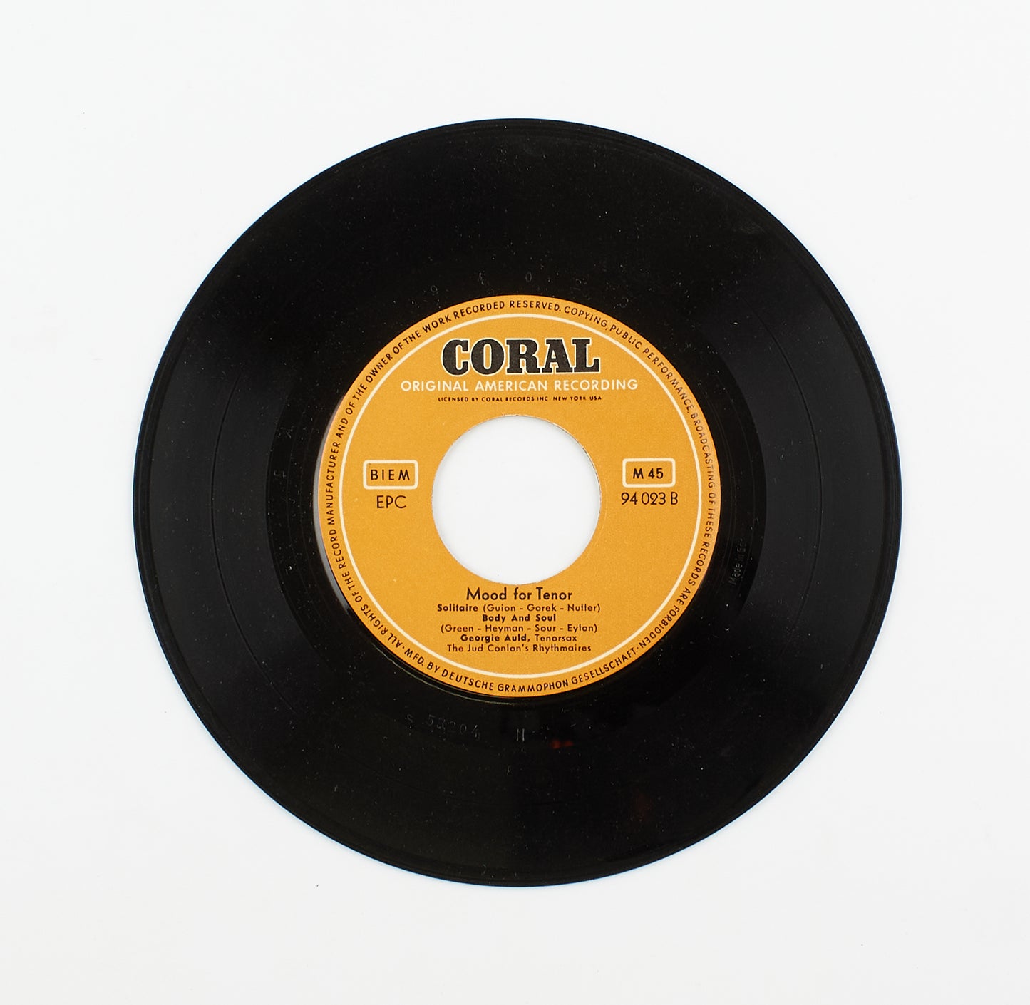 Georgie Auld - Mood for tenor - Coral Records - 1955 - 45 giri - strumentale