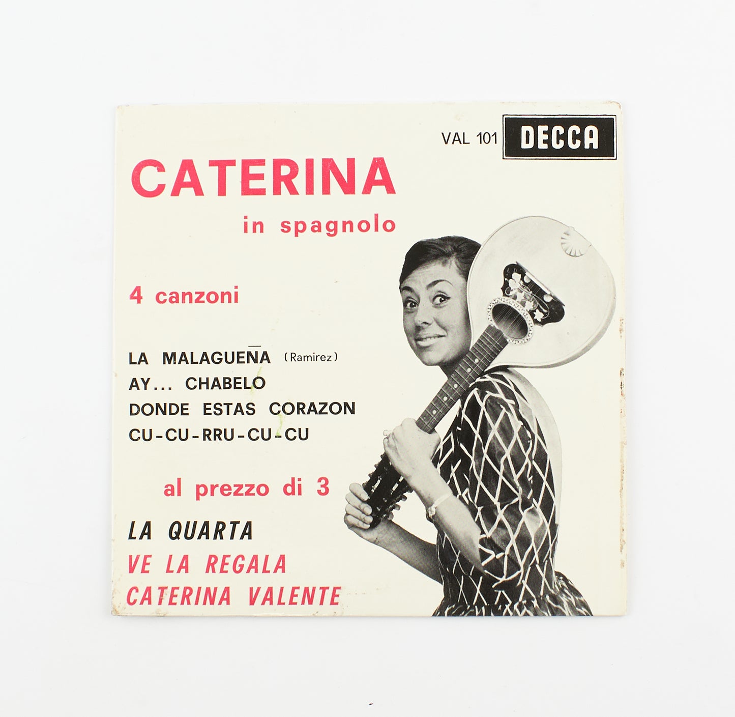 Caterina Valente - Caterina in spagnolo - Decca - 1963 - 45 giri - cantanti internazionali