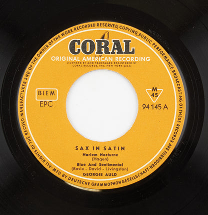 Georgie Auld - Sax in satin - Coral Records - 45 giri - strumentale