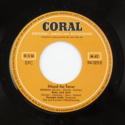 Georgie Auld - Mood for tenor - Coral Records - 1955 - 45 giri - strumentale