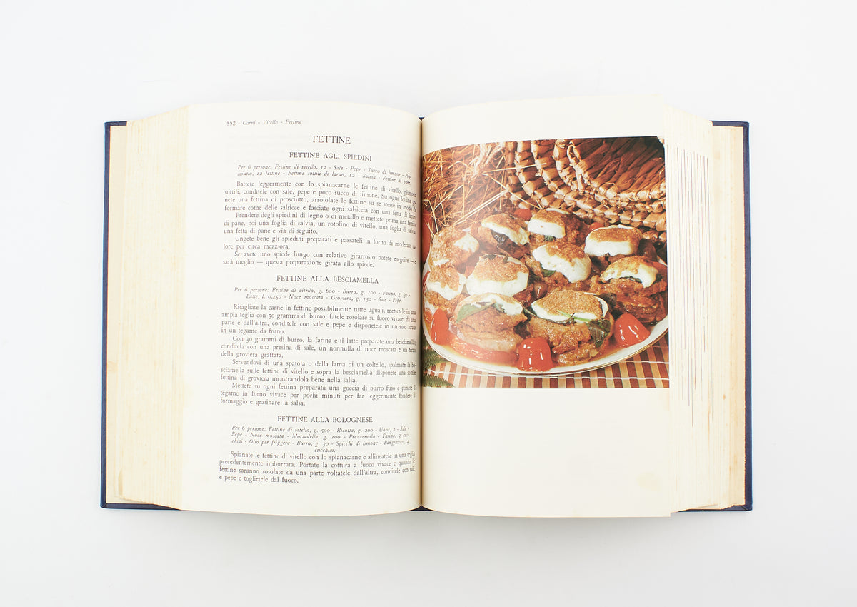 Ada Boni - Il talismano della felicità - Casa Editrice Colombo 1975 - cucina