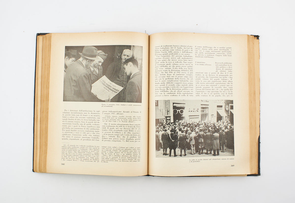 Attilio Tamaro - Due anni di storia 1943-1945 (3 voll.) - Tosi Editore 1948 - seconda guerra mondiale
