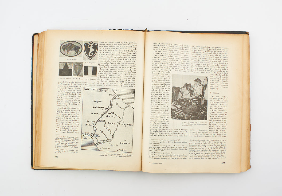 Attilio Tamaro - Due anni di storia 1943-1945 (3 voll.) - Tosi Editore 1948 - seconda guerra mondiale