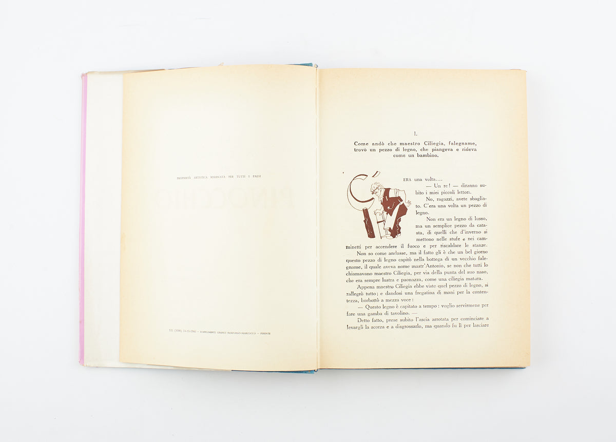 Carlo Collodi - Pinocchio - Ed. Bemborad-Marzocco 1960 - Pinocchio