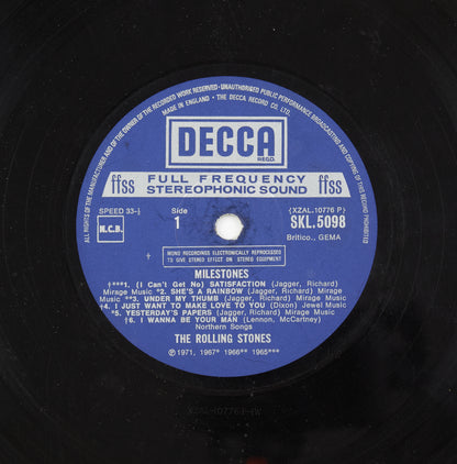 The Rolling Stones - Milestones - Decca - 1971 - 33 giri - rock pop