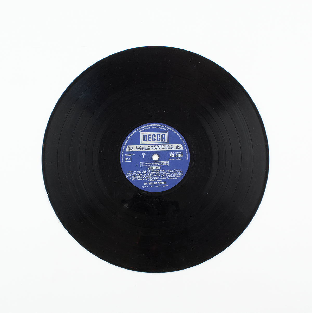 The Rolling Stones - Milestones - Decca - 1971 - 33 giri - rock pop