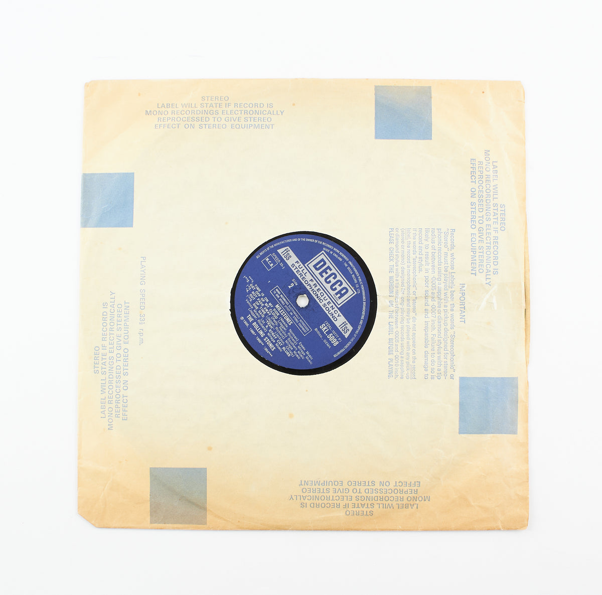 The Rolling Stones - Milestones - Decca - 1971 - 33 giri - rock pop