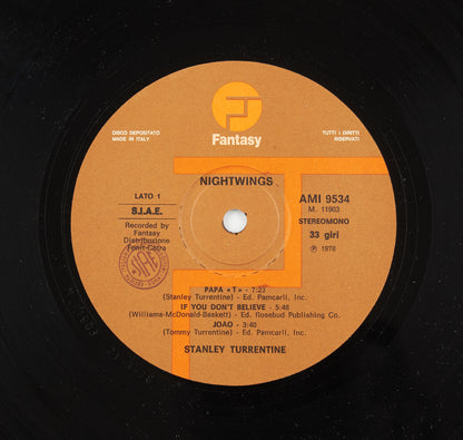 Stanley Turrentine - Nightwings - Fantasy Records - 1978 - 33 giri - jazz