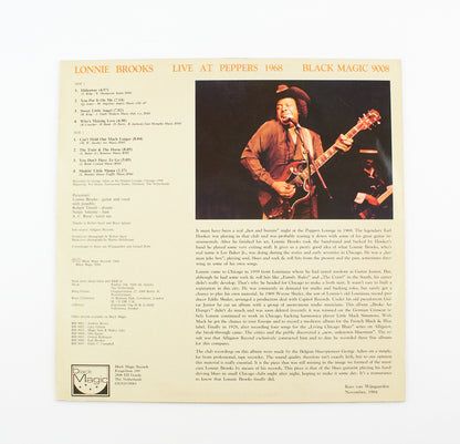Lonnie Brooks - Live at Peppers 1968 - Black Magic Records - 1984 - 33 giri - blues