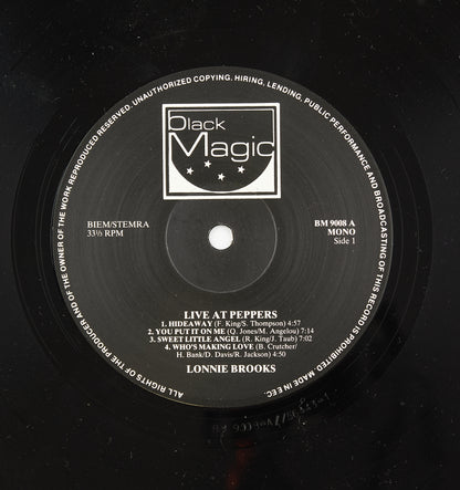 Lonnie Brooks - Live at Peppers 1968 - Black Magic Records - 1984 - 33 giri - blues