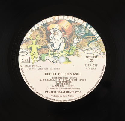 Van Der Graaf Generator - Repeat performance - Charisma - 1972 - 33 giri - progressive