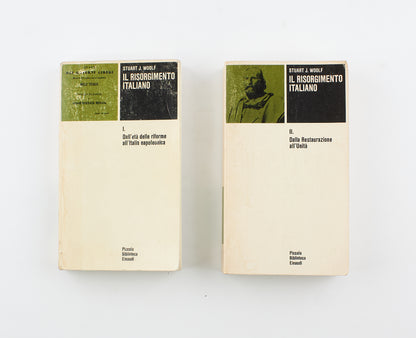 Stuart J. Woolf - Il Risorgimento italiano (2 voll.) – 1^ Ed. Einaudi 1981 - storia moderna