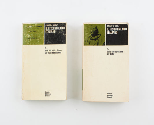 Stuart J. Woolf - Il Risorgimento italiano (2 voll.) – 1^ Ed. Einaudi 1981 - storia moderna