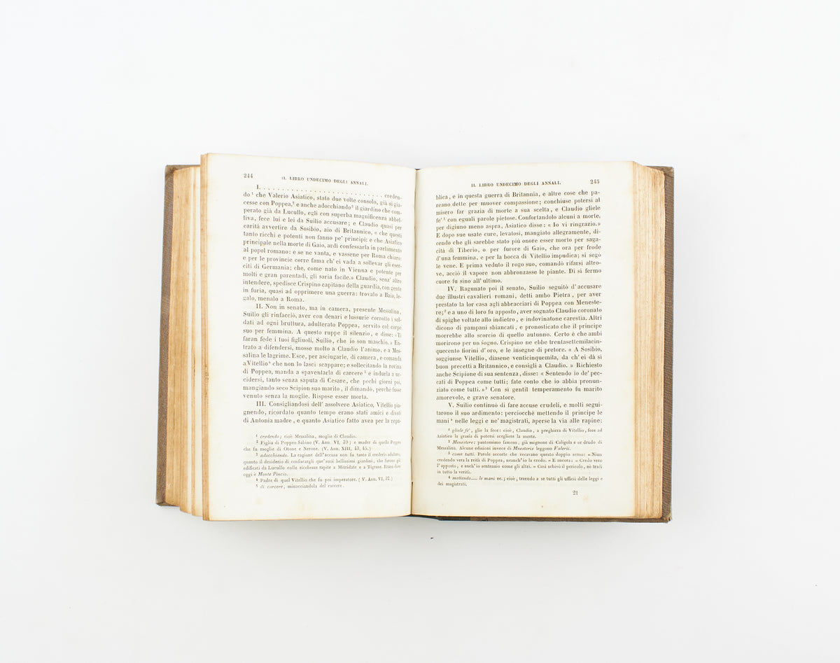 Bernardo Davanzati - Le Opere (2 voll.) – Felice Le Monnier 1853 - classici letteratura