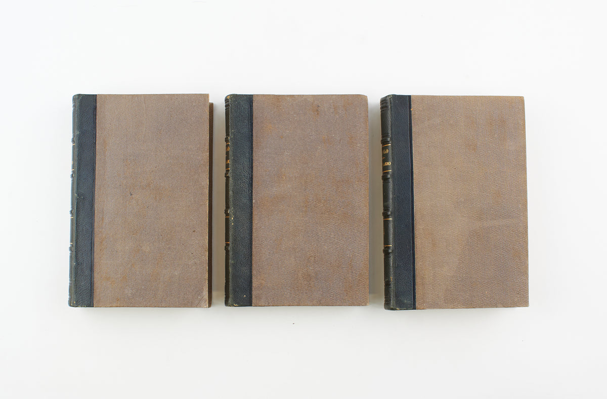 Ugo Foscolo - Epistolario (3 voll.) – Felice Le Monnier 1852 - classici letteratura