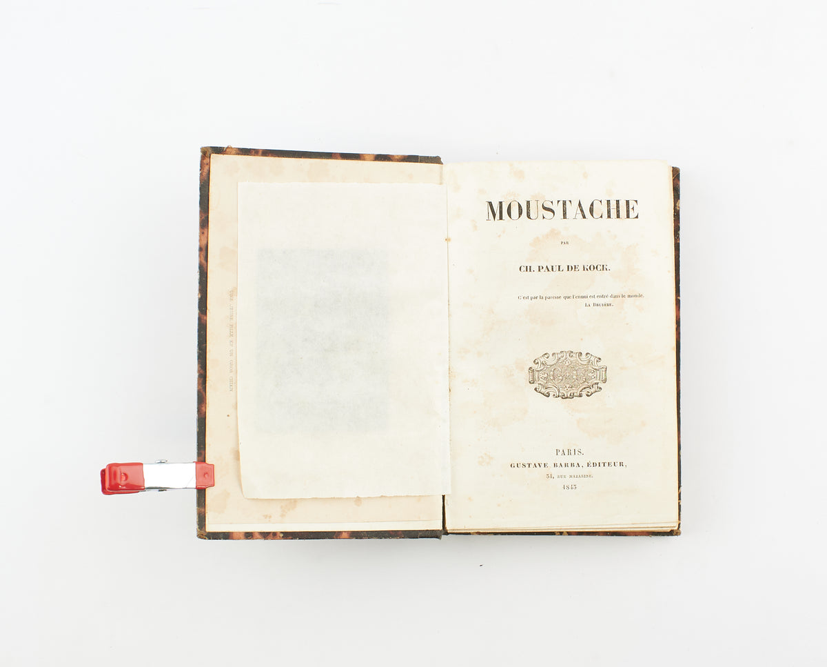 Paul De Kock - Moustache – Gustave Barba Editeur 1843 - narrativa francese