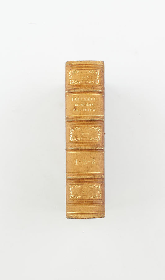 Gerolamo Boccardo - Trattato teorico-pratico di Economia politica – Sebastiano Franco e Figli e Compagna 1859 - Economia